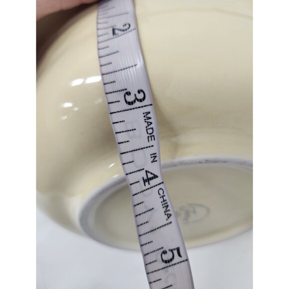 Vintage Homer Laughlin China Fiesta Ware Round Ceramic Yellow Serving Bowl - Picture 7 of 7